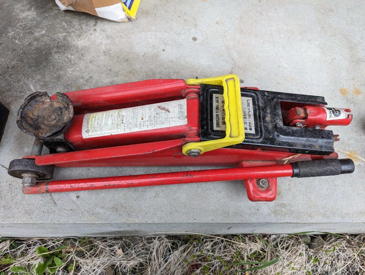 【傷や汚れあり】エマーソン 2t フロアジャッキ emerson floor jack 油圧 EM08 揚げ巾130〜390mmの落札情報詳細 ヤフオク落札価格検索 オークフリー