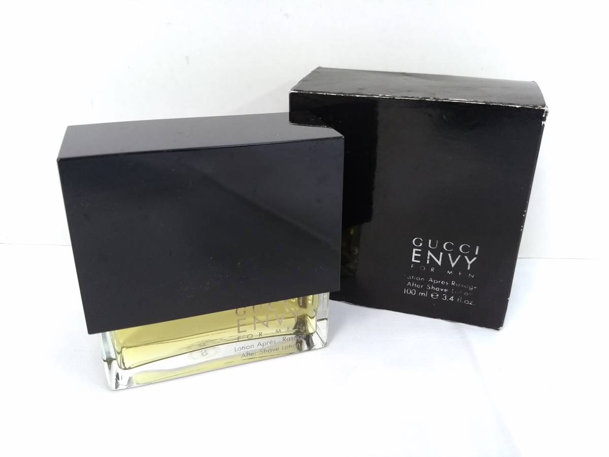 【目立った傷や汚れなし】【美品】GUCCI グッチ ENVY エンヴィ FOR MEN フォーメン After Shave Lotion