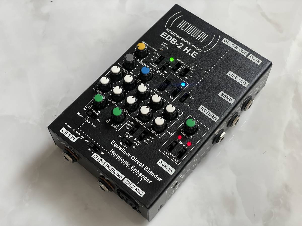 【未使用に近い】【美品 / 宅急便コンパクト可】Headway Music Audio EDB2 H.E 【デュアルチャンネル