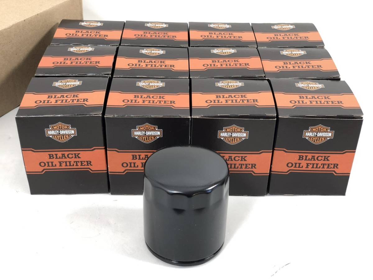 【未使用】B16 新品! ハーレーダビッドソン 純正 オイルフィルター 12個セット スポーツスター ソフテイル FLT FXR XR XL