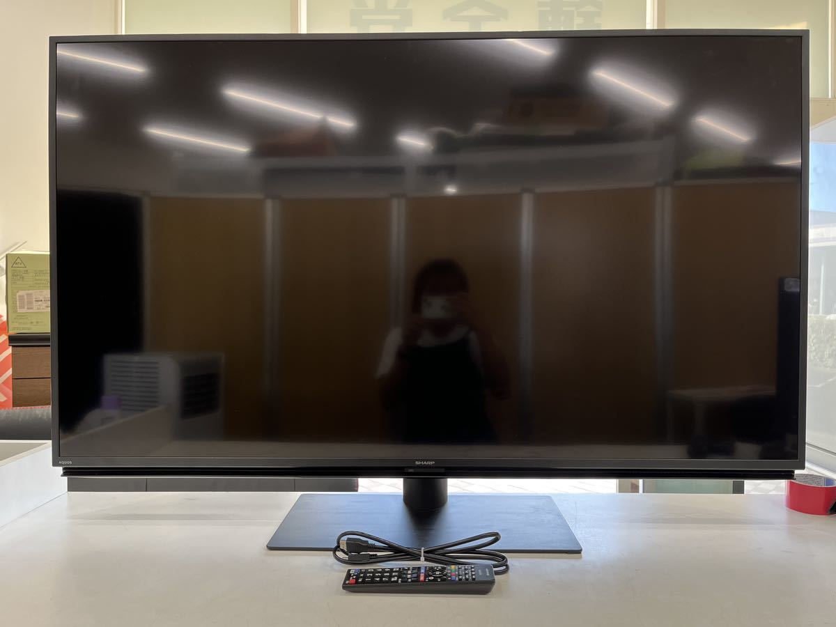 【目立った傷や汚れなし】＊【美品】SHARP AQUOS シャープ アクオス 55型 4K 2020年製 4TC55CH1 直接取引大歓迎