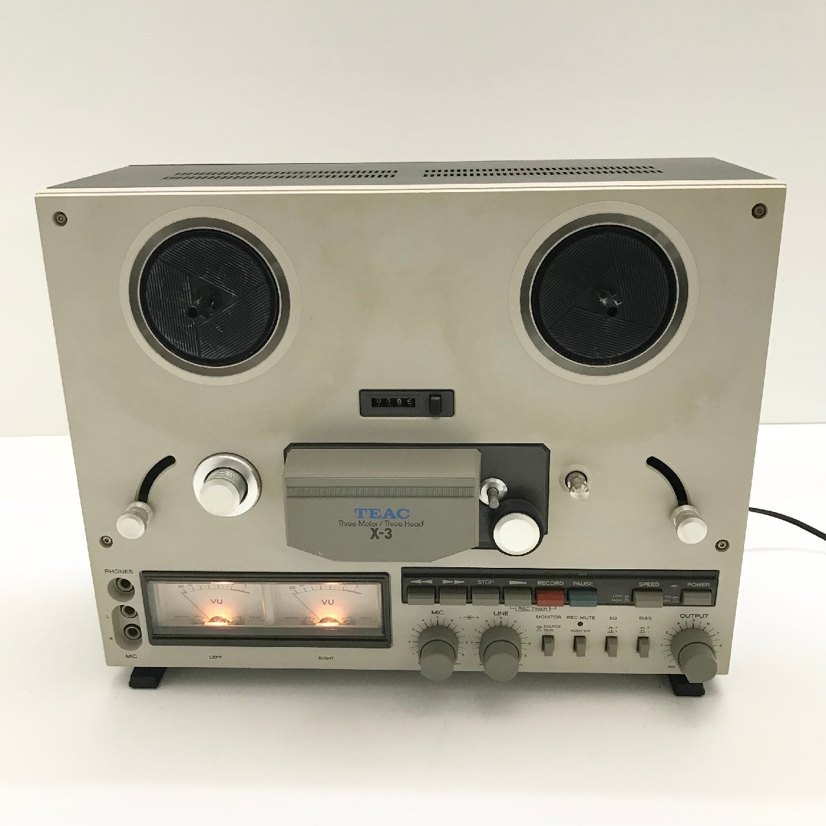 【傷や汚れあり】 【ジャンク品】 TEAC ティアック X3 オープンリールデッキ STEREO TAPE DECK Three Motor
