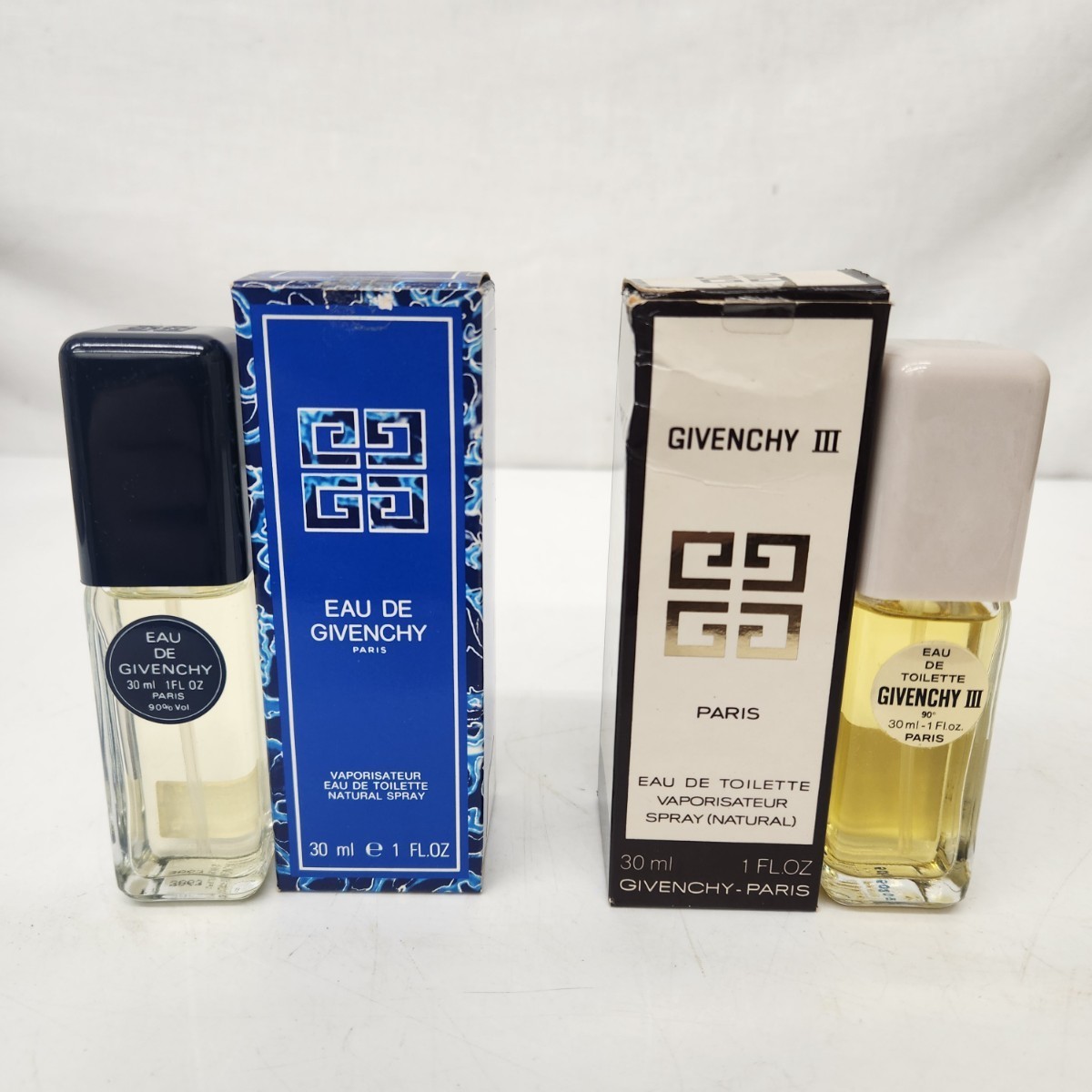 【目立った傷や汚れなし】HK 香水 おまとめ GIVENCHY ジバンシイ EAU DE TOILETTE オーデトワレ ナチュラル スプレイ