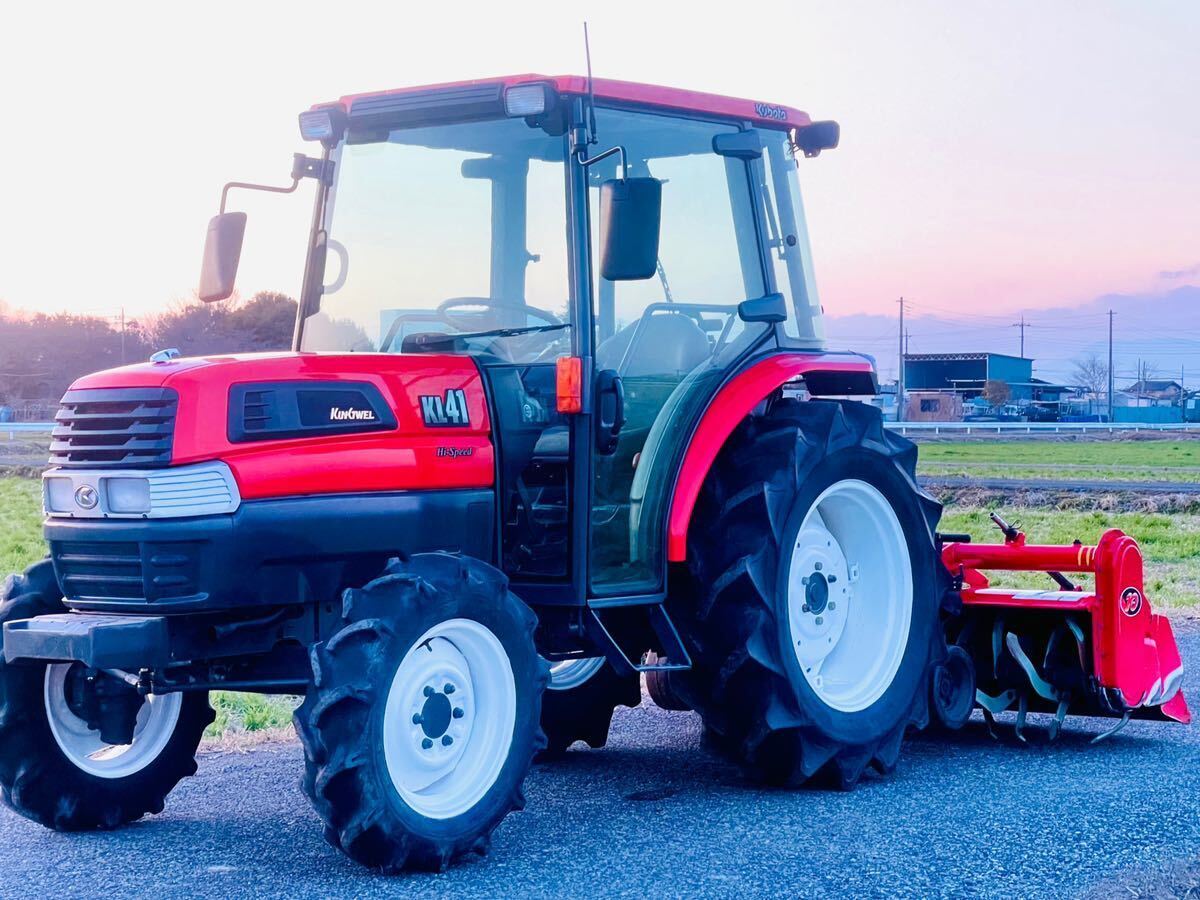 【目立った傷や汚れなし】クボタトラクターKL41☆ハイスピード☆749アワー☆41馬力の落札情報詳細 ヤフオク落札価格検索 オークフリー
