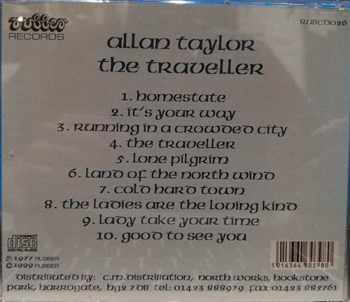 【中古】【希少盤/輸入】アーラン・テイラー / ザ・トラヴェラー / Allan Taylor / The Traveller