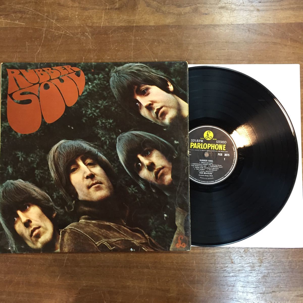RUBBER SOUL オリジナルステレオ盤 ラバーソウル stereo 英国オリジナル盤 オリジナル盤 UK盤 初期プレス 両マト2の落札