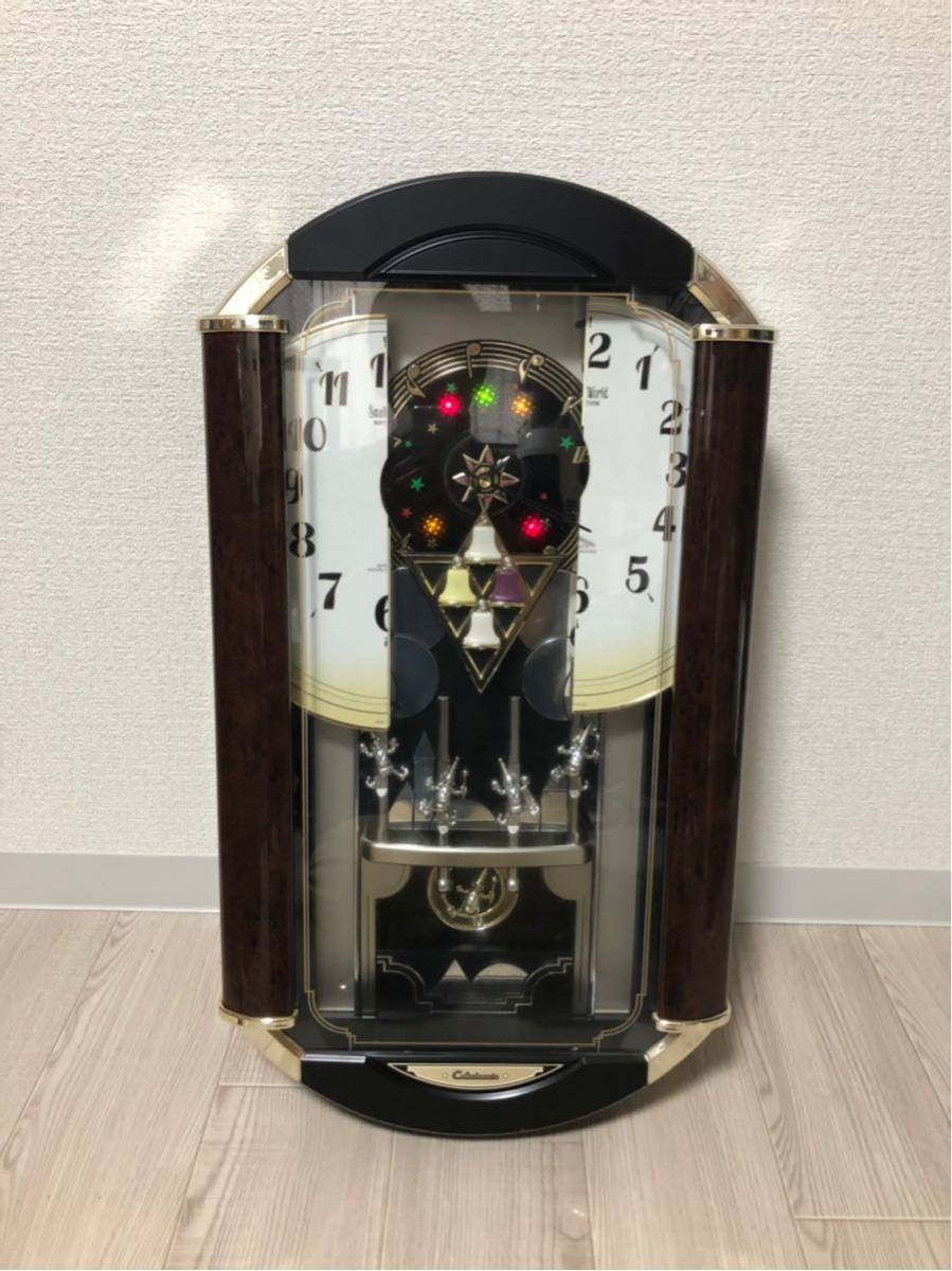 Culminante Small World スモールワールド RHYTHM リズム時計 掛時計 スモールワールド からくり時計 の落札情報
