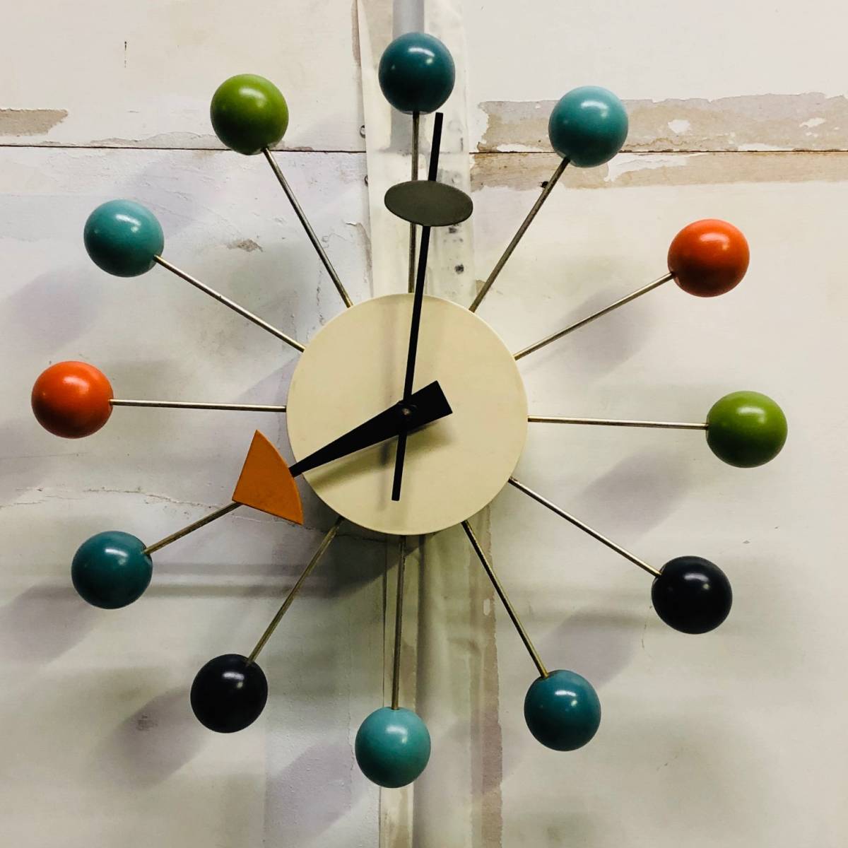 正規品 vitra ヴィトラ Ball Clock ボールクロック マルチカラー Nelson ジョージネルソンの落札情報詳細