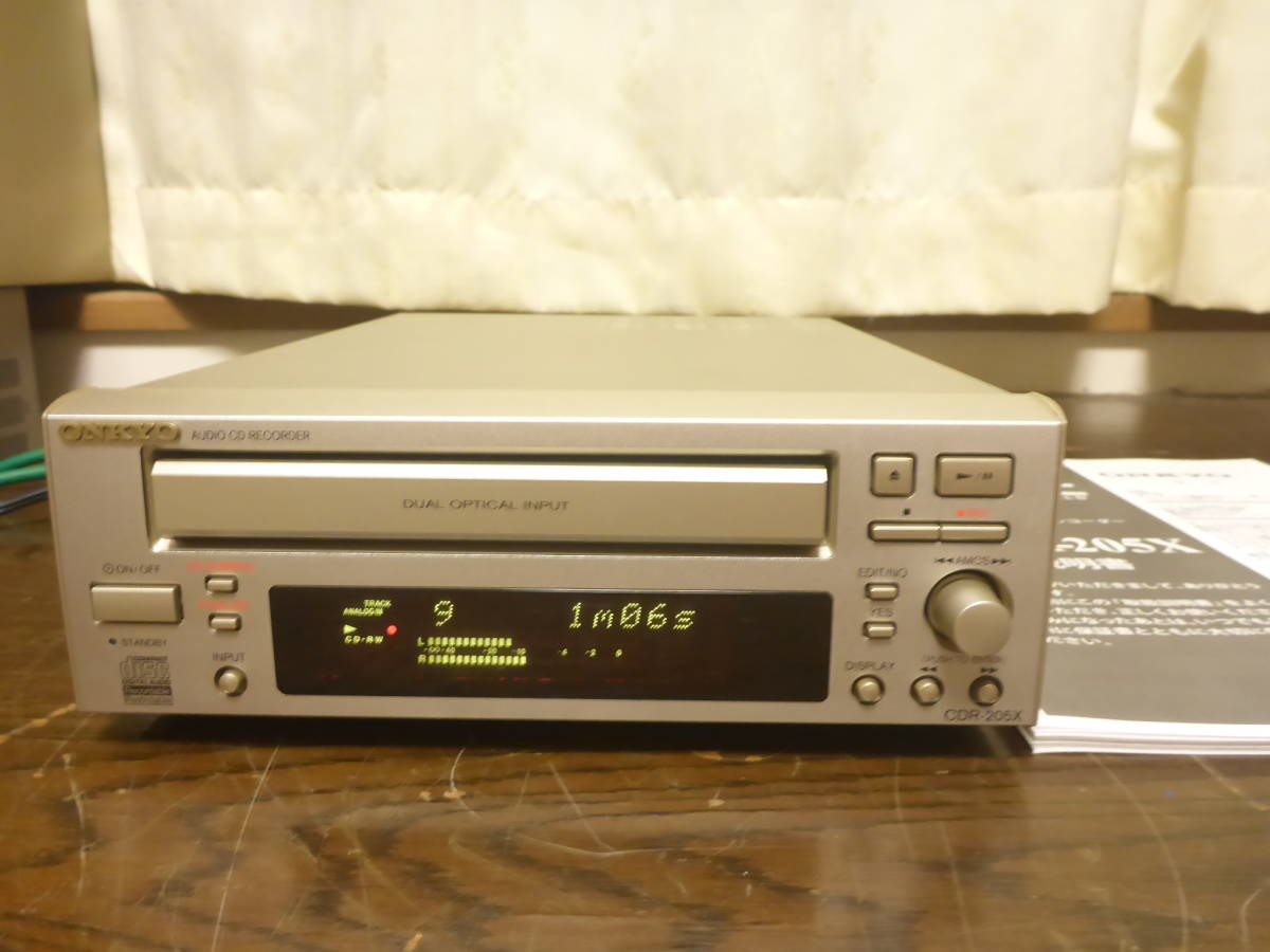ONKYO CDレコーダー CDR205X オンキョーの落札情報詳細 ヤフオク落札価格検索 オークフリー