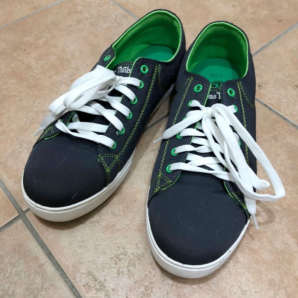 美品 famous trails フェイマストレイル アーバンリサーチ セレクト スニーカー 27 シューズ 3E ネイビー グレー ビームス