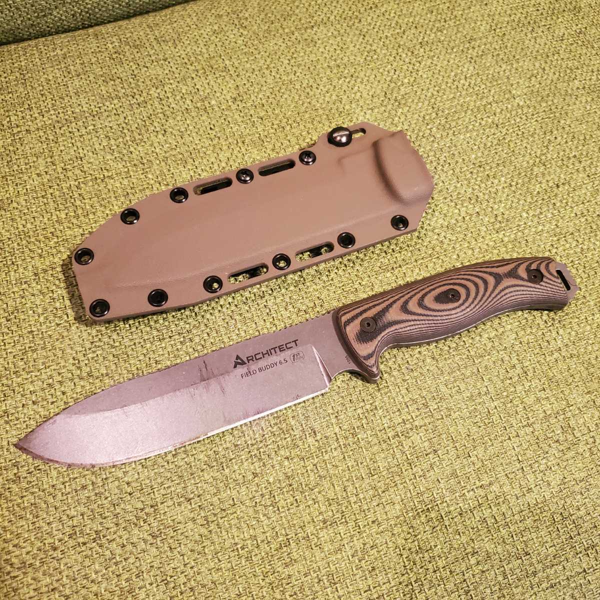 【傷や汚れあり】architect knife field buddy tops barkriver microtech hinderer kabar Ontario emerson