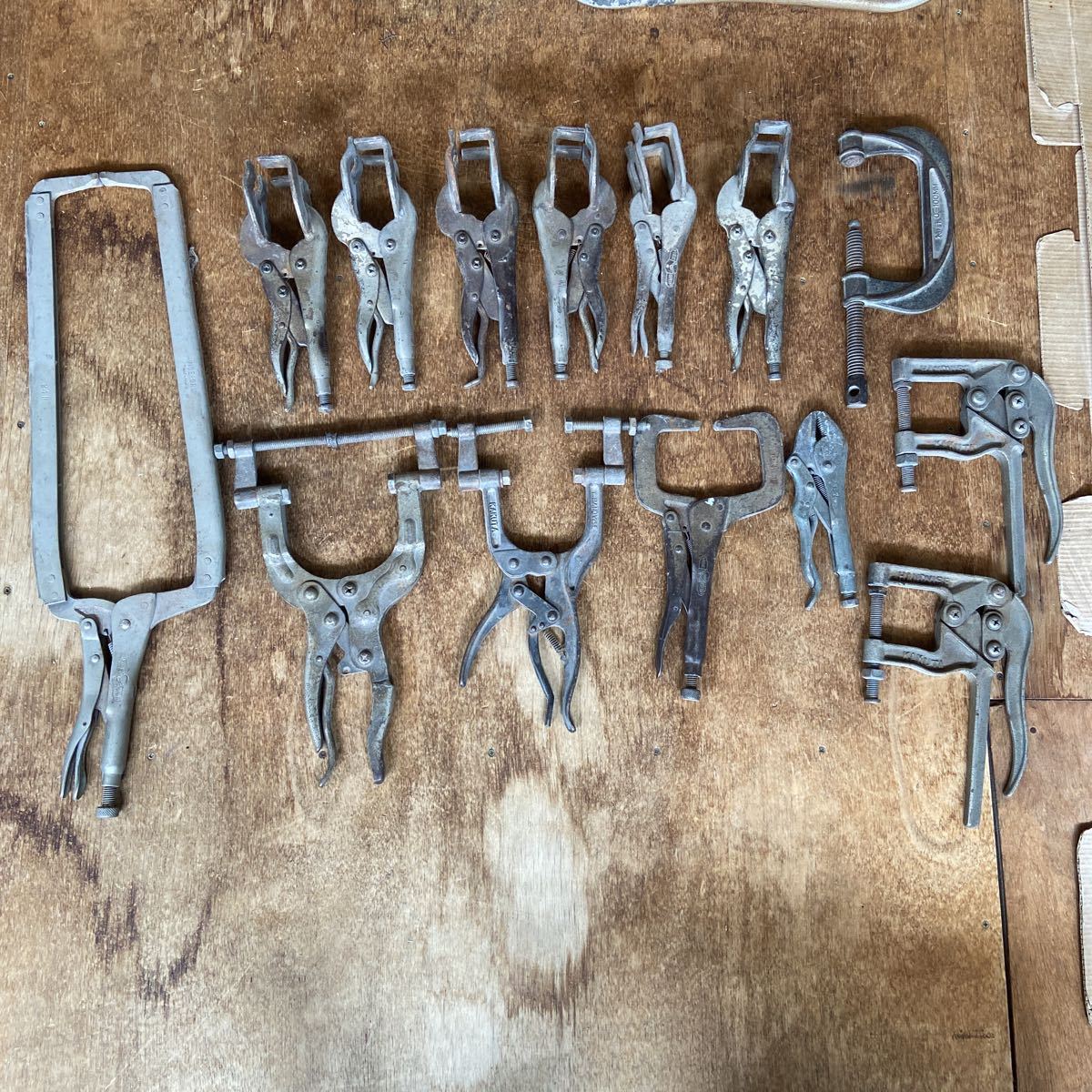 【目立った傷や汚れなし】送料\210 IRWIN バイスグリップ 7LW、4LW アーウィン VISEGRIP バイスプライヤー ロッキング