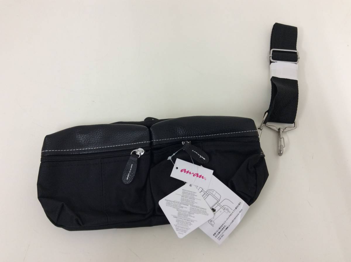 【未使用】 5858 未使用 anan × DuPont Teflon テフロン fabric protector バッグ レザー ウエスト