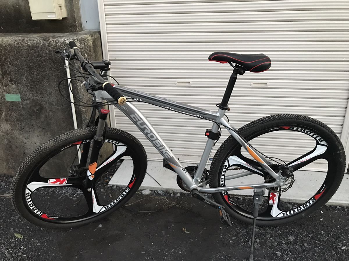 【やや傷や汚れあり】 【売り切り】EUROBIKE マウンテンバイク EURO NO.1 3spokeの落札情報詳細 ヤフオク落札価格