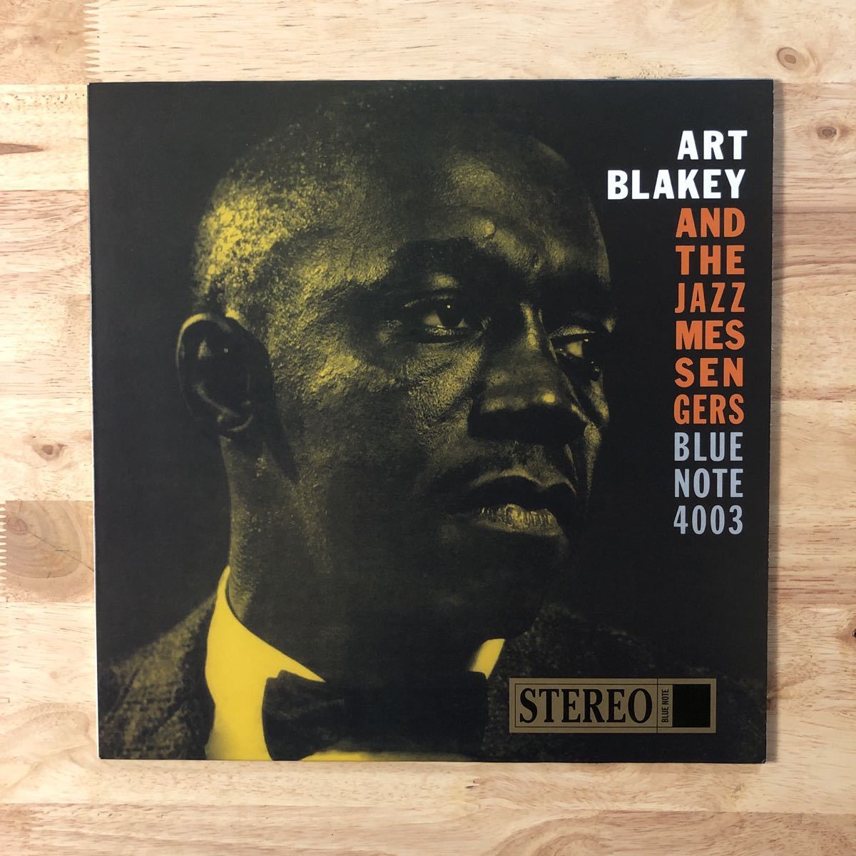 【目立った傷や汚れなし】LP ART BLAKEY AND THE JAZZMESSENGERS/MOANIN'[US75周年記念盤BLUE