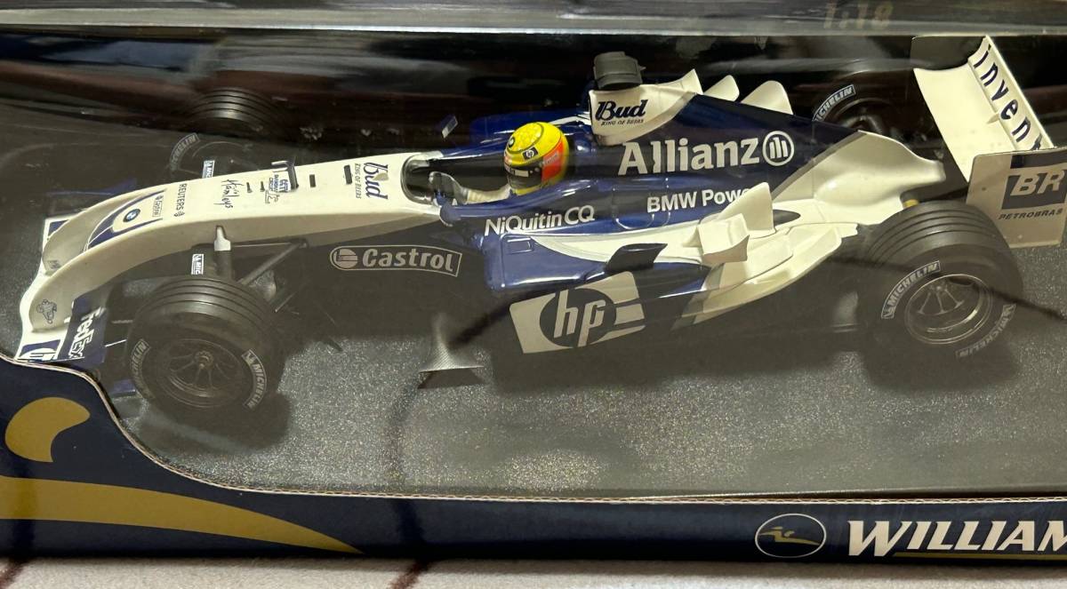 【未使用】【タイムセール！】未使用 ウィリアムズ F1 BMW FW26 1/18スケール ラルフ・シューマッハ搭乗 化粧箱付き 希少
