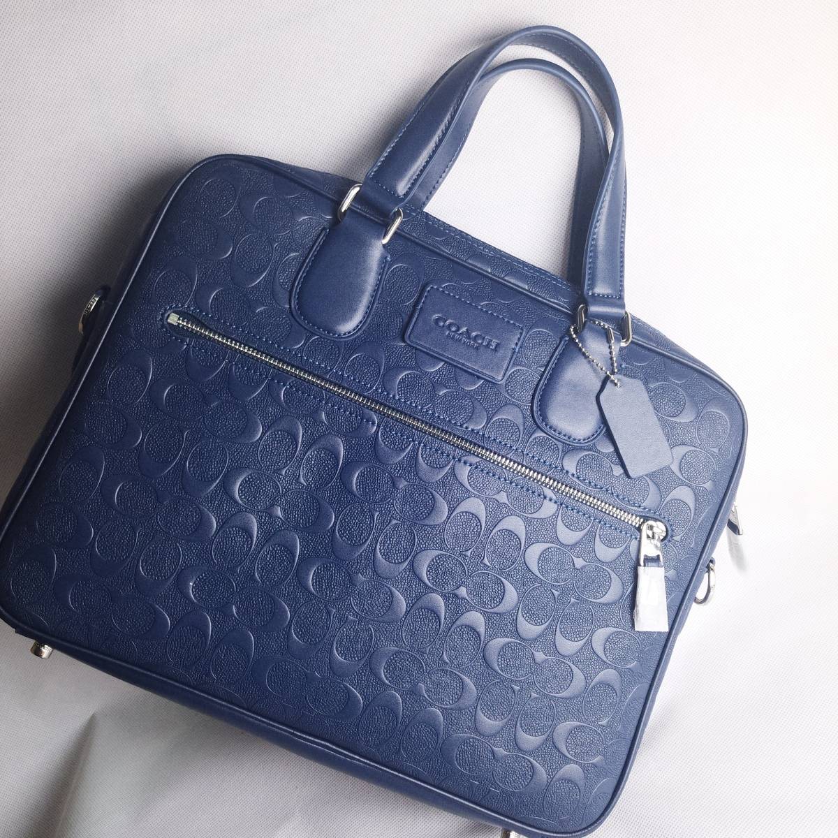 【新品】COACH コーチ シグネチャークロスグレイン ビジネスバッグ 71752 ブリーフケース アウトレットの落札情報詳細 ヤフオク