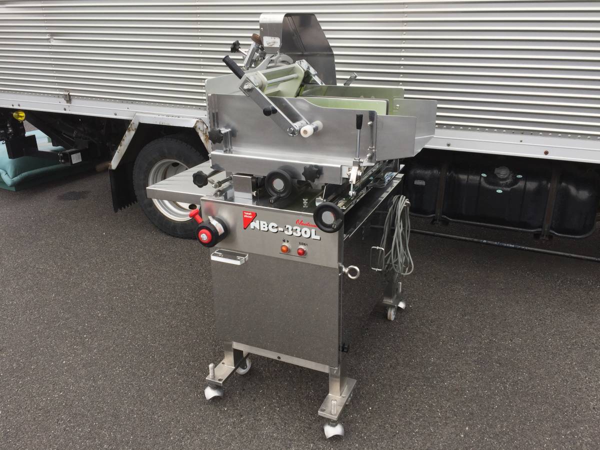 【中古】USED 【南常鉄工 なんつね 業務用 高速ミートスライサー NBC330L】 三相200V50/60Hz 厨房 店舗 精肉 中古
