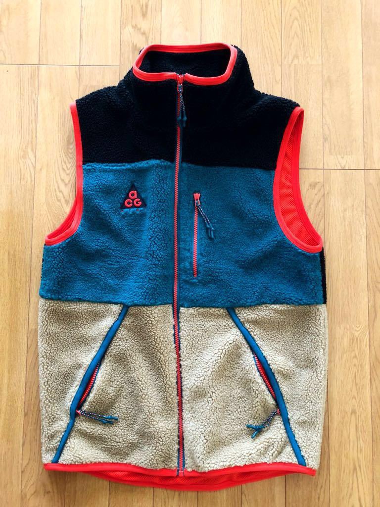 NIKE ACG 2018 FLEECE VEST ALL CONDITIONS GEAR Lab ナイキACG ベスト ナチュラル 80's