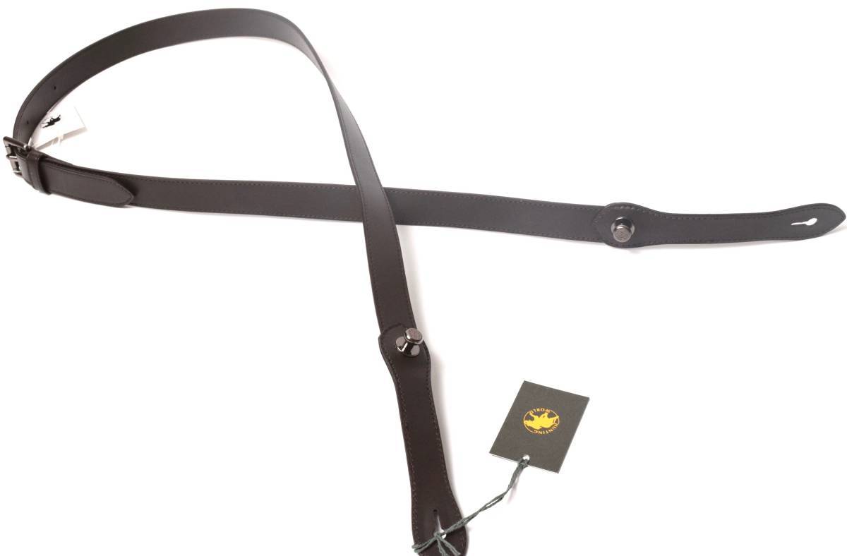 新品 ハンティングワールド バッグ用 レザー ショルダーストラップ 肩紐 本革 ダークブラウン HUNTING WORLDの落札情報詳細