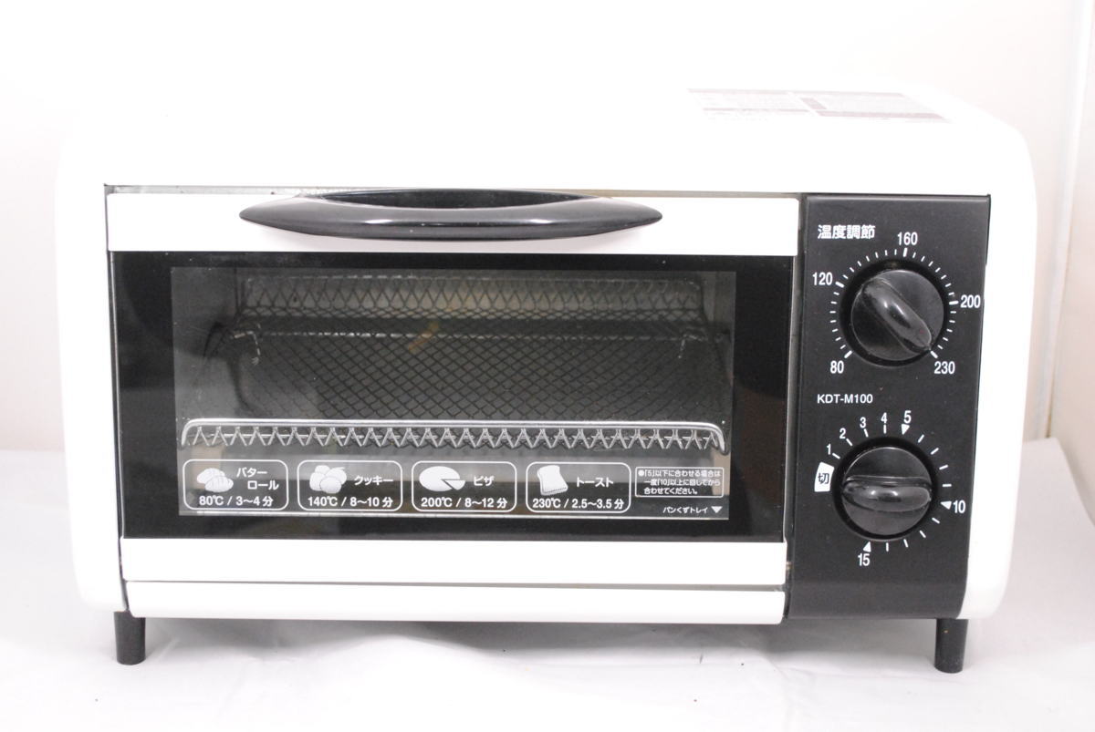 【美品】YAMAZEN 山善 ヤマゼン サーモスタット付き オーブントースター KDTM100 Z007114;Rの落札情報詳細