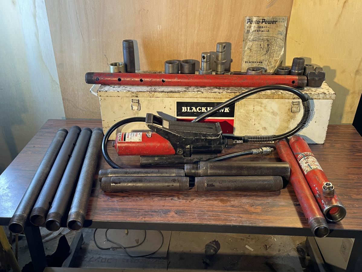☆BLACK HAWK ブラックホーク 65426 エアー油圧ポンプ ポートパワー の落札情報詳細 ヤフオク落札価格情報 オークフリー