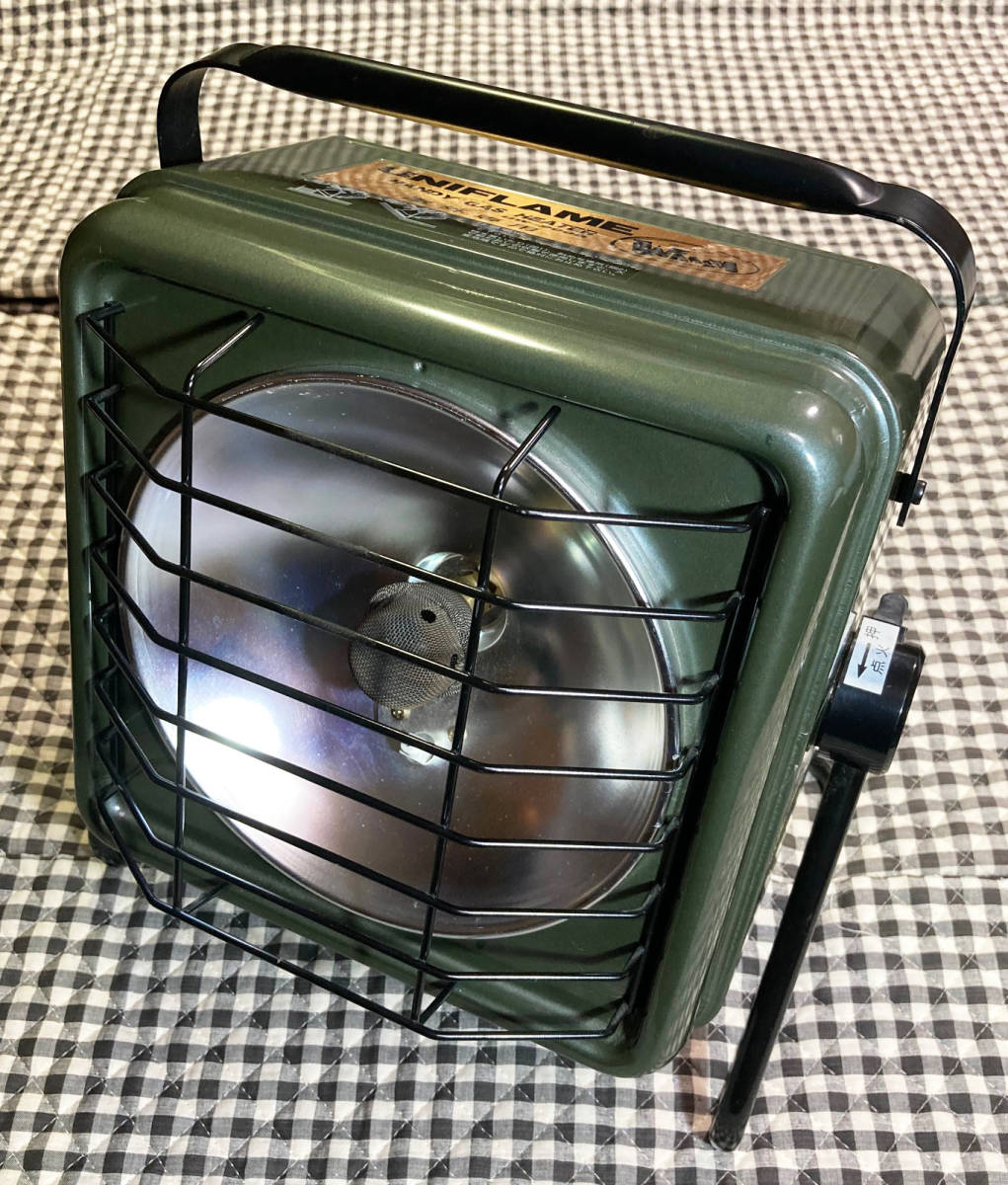 【傷や汚れあり】22D10213：USED】UNIFLAME HANDY GAS HEATER「WAAARM」ユニフレーム ハンディガス