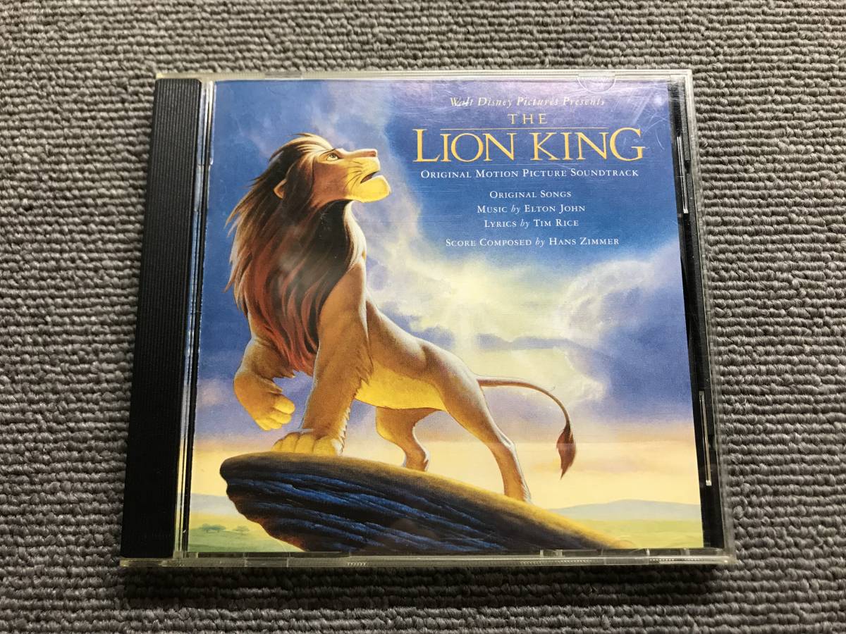 【やや傷や汚れあり】THE LION KING ORIGINAL MOTION PITURE SOUNDTRACK / ライオンキング