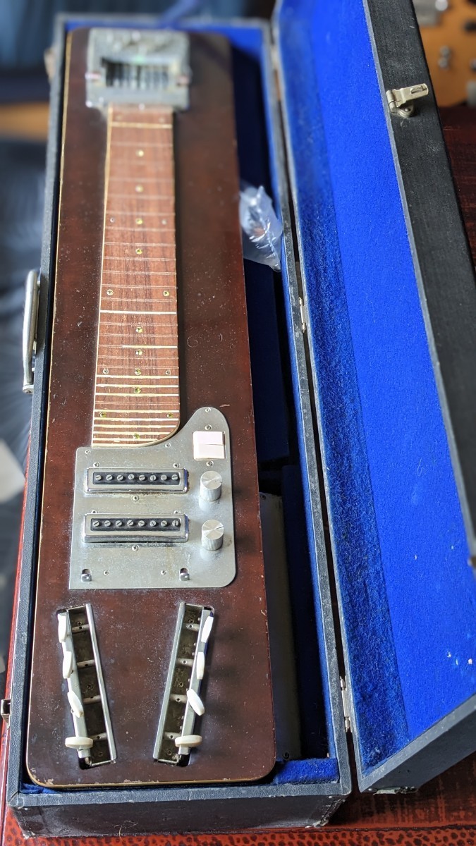 【全体的に状態が悪い】【ジャンク】TEISCO 8弦 PEDAL STEEL GUITAR（テスコのペダル・スチール・ギター）の落札情報詳細