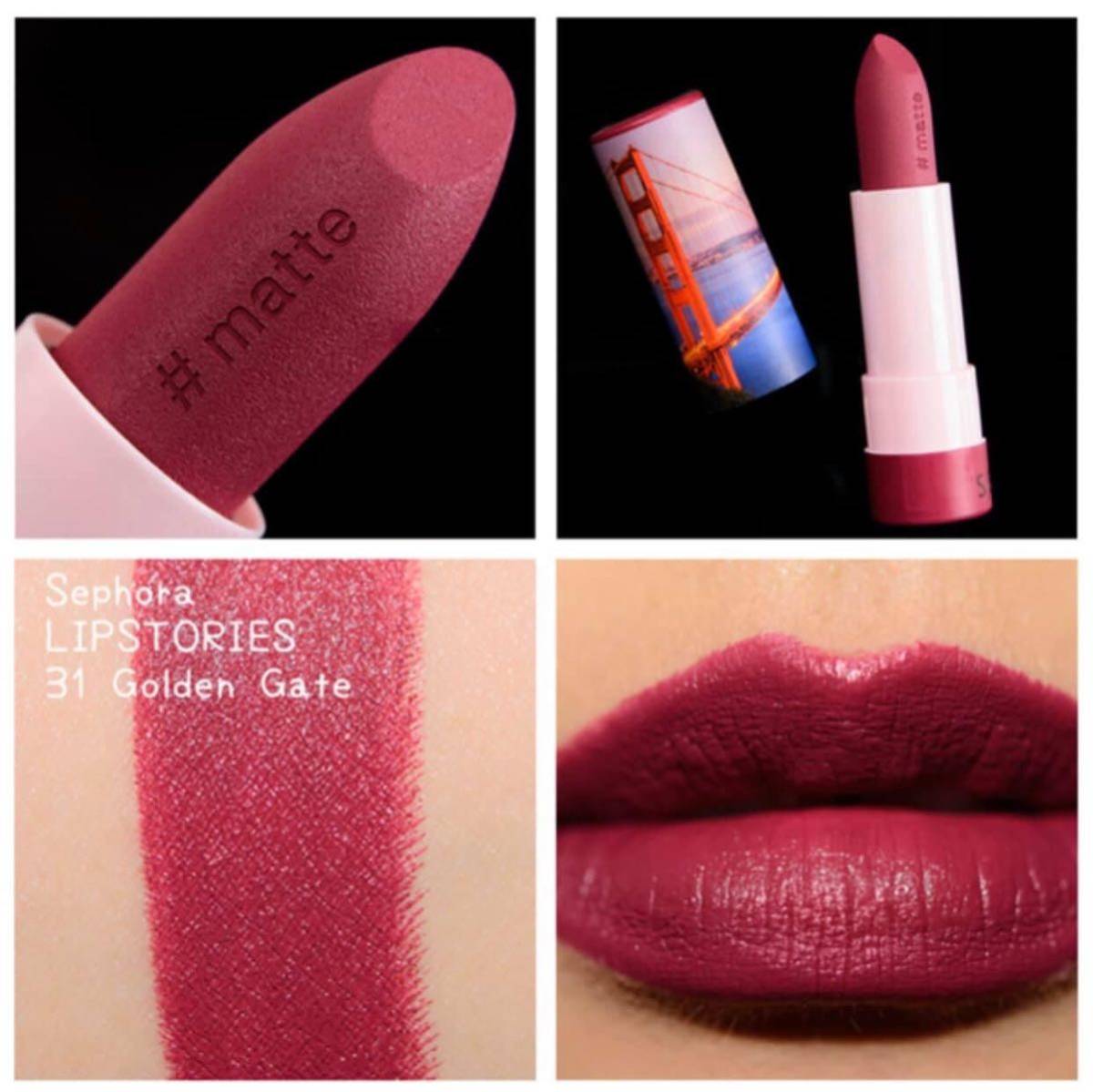 【未使用】sephora stories lip 色：31 golden gate セフォラ ストリーズリップ 口紅 リップスティックの落札