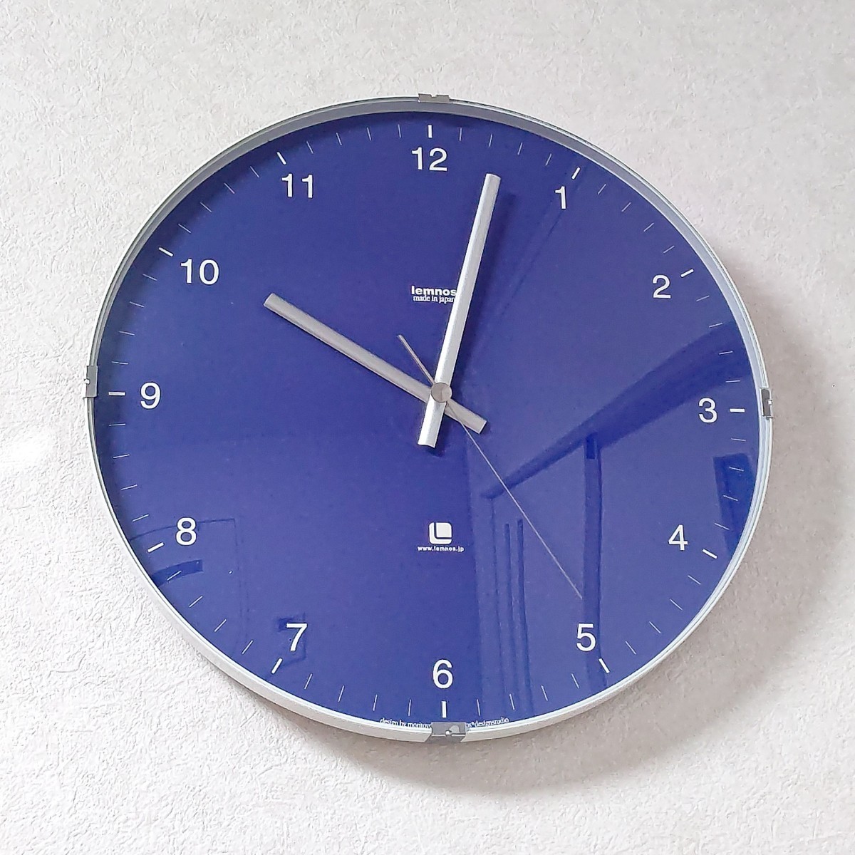 【やや傷や汚れあり】Lemnos レムノス ノースクロック 掛け時計 インテリア ウォールクロック 森豊史デザイン 中古 送料無料 即決の落札