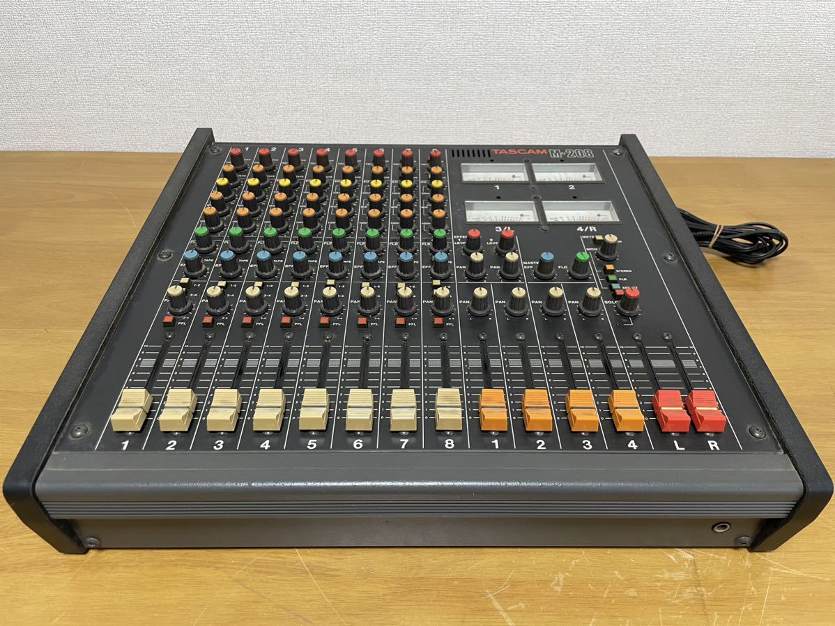【全体的に状態が悪い】TASCAM タスカム アナログ ミキサー M208 Series Mixing Consoles ミキシング