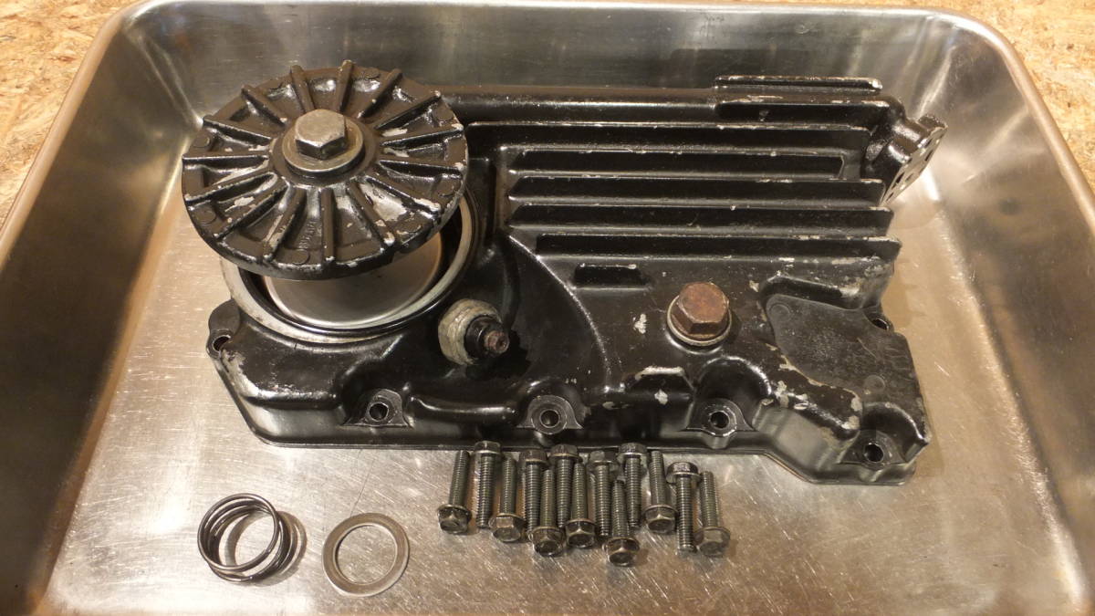 ゼファー400 ZR400C 純正 オイルパン オイルフィルター キャップ ボルト エンジン パーツ 部品 ZEPHYR KAWASAKI