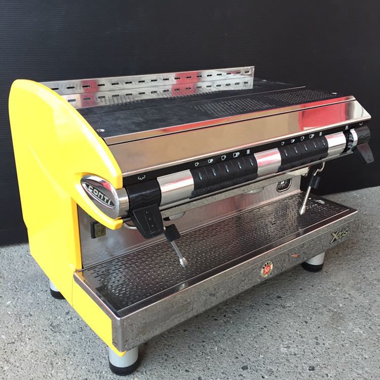 【全体的に状態が悪い】希少 業務用 引取or配達 エスプレッソマシン CONTI ESPRESSO MACHINE XEOS モナコ製