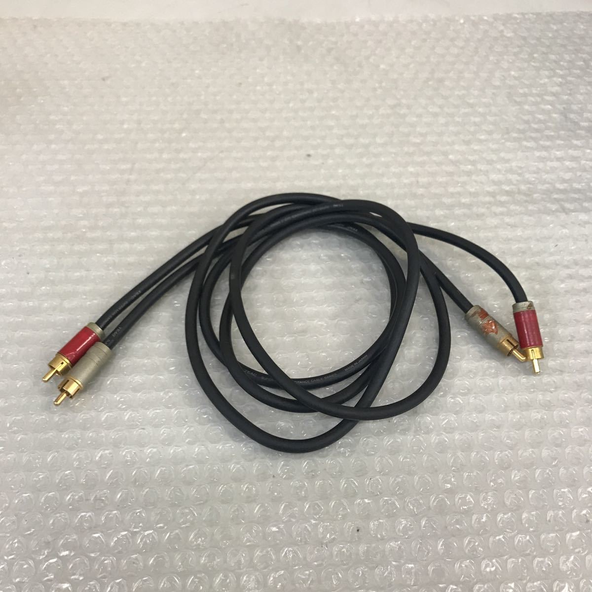 【傷や汚れあり】W102/ TEAC オーディオケーブル SUPER LOW CAPACITANCE CABLE SERIES RCAケーブル