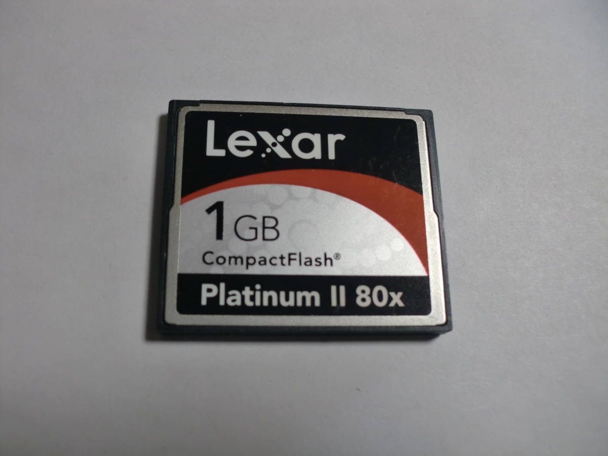 【やや傷や汚れあり】1GB Lexar Platinum2 CFカード 送料63円～ フォーマット済み メモリーカード コンパクトフラッシュの