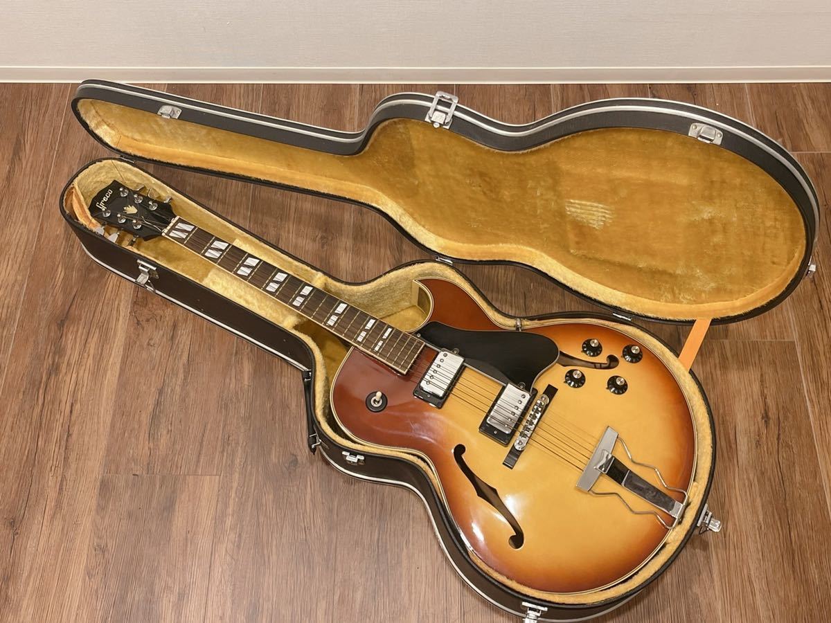 【傷や汚れあり】Greco グレコ フルアコ ES175 虎杢 ジャパンヴィンテージ Jazz guitar の落札情報詳細 ヤフオク落札