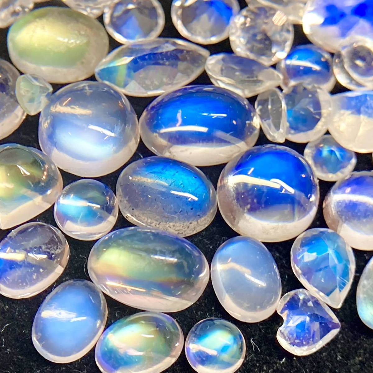 【傷や汚れあり】 天然ムーンストーンおまとめ 20ct ルース 裸石 宝石 ジュエリー jewelry moon stone シラー効果