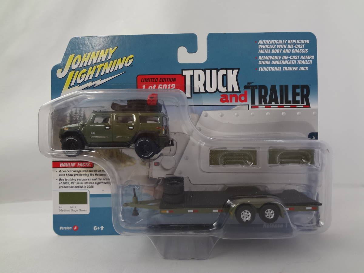 【未使用】JOHNNY LIGHTNING ジョニーライトニング 1/64 2004 Hummer H2 with Open Car