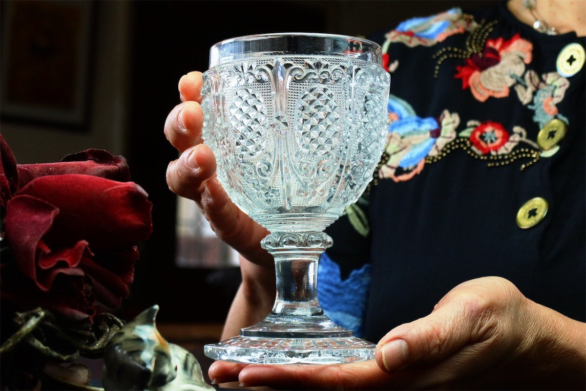 【やや傷や汚れあり】美麗 1840年頃 BACCARAT Charles X オールドバカラ クリスタルガラス フレンチ アンティーク 水用