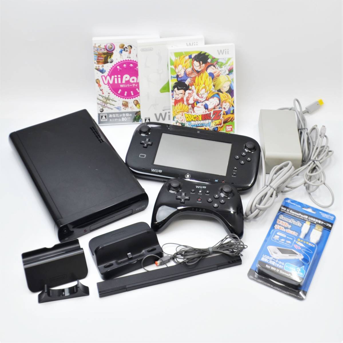 【傷や汚れあり】S 1円スタート Nintendo WiiU 任天堂 ニンテンドー Wii U 32GB 本体 ゲームパッド コントローラー