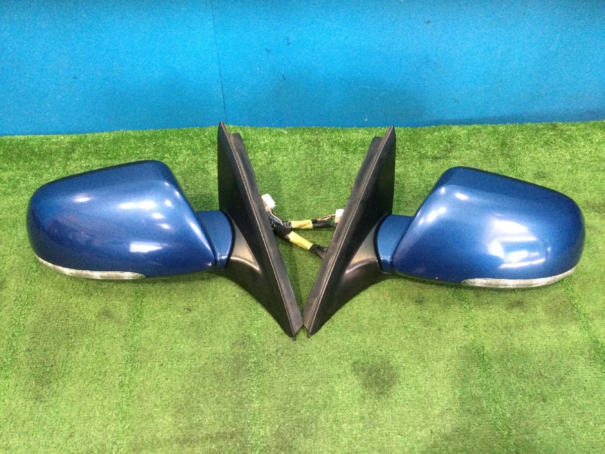 【傷や汚れあり】【同梱不可】アコード CL7 ドアミラー サイドミラー 左右 B507P(アークティックブルーパール) 76200SEA