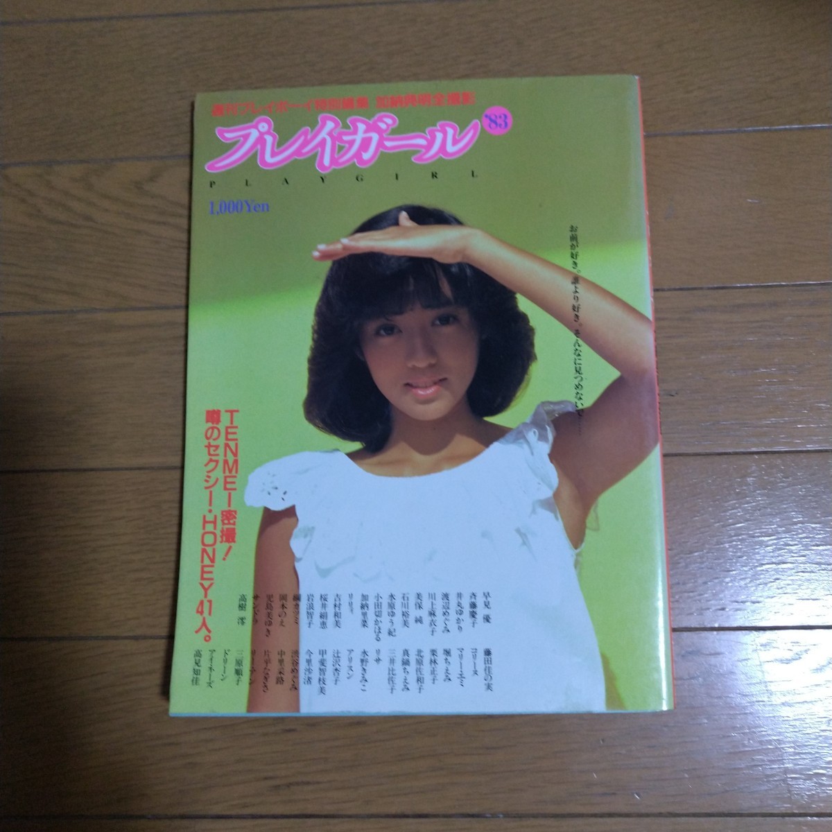 【やや傷や汚れあり】週刊プレイボーイ特別編集 プレイガール '83 集英社 早見優 斉藤慶子 美保純の落札情報詳細 ヤフオク落札価格検索