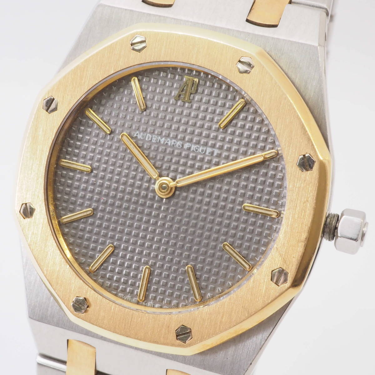 【傷や汚れあり】オーデマ・ピゲ ロイヤルオーク AUDEMARS PIGUET Royal Oak QUARTZ クォーツ コンビ グレー文字