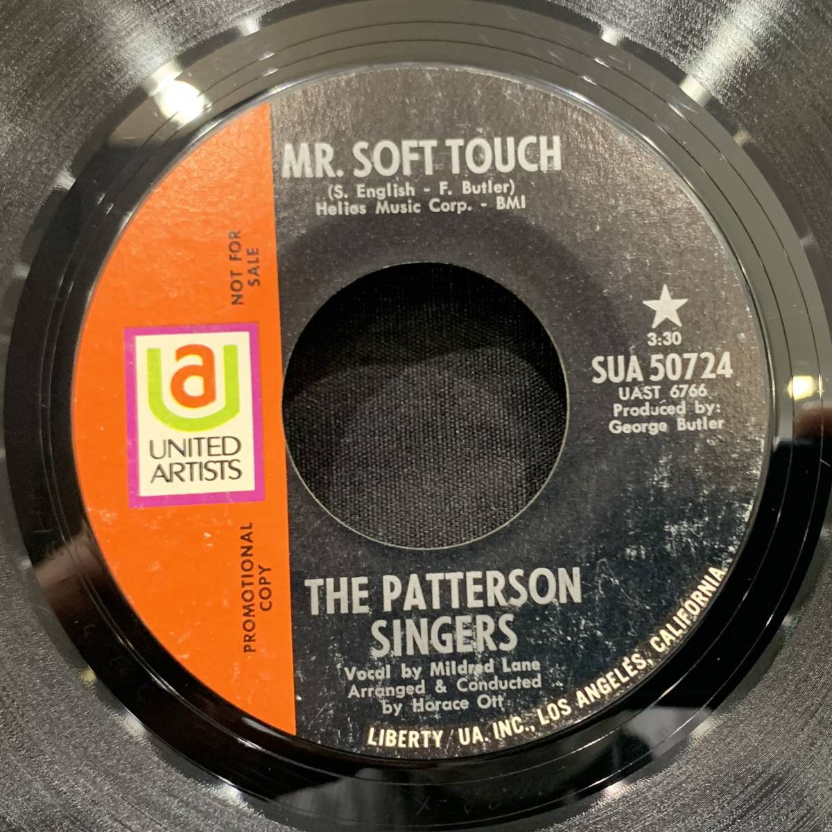 【目立った傷や汚れなし】【EP】The Patterson Singers Mr. Soft Touch / What Did You