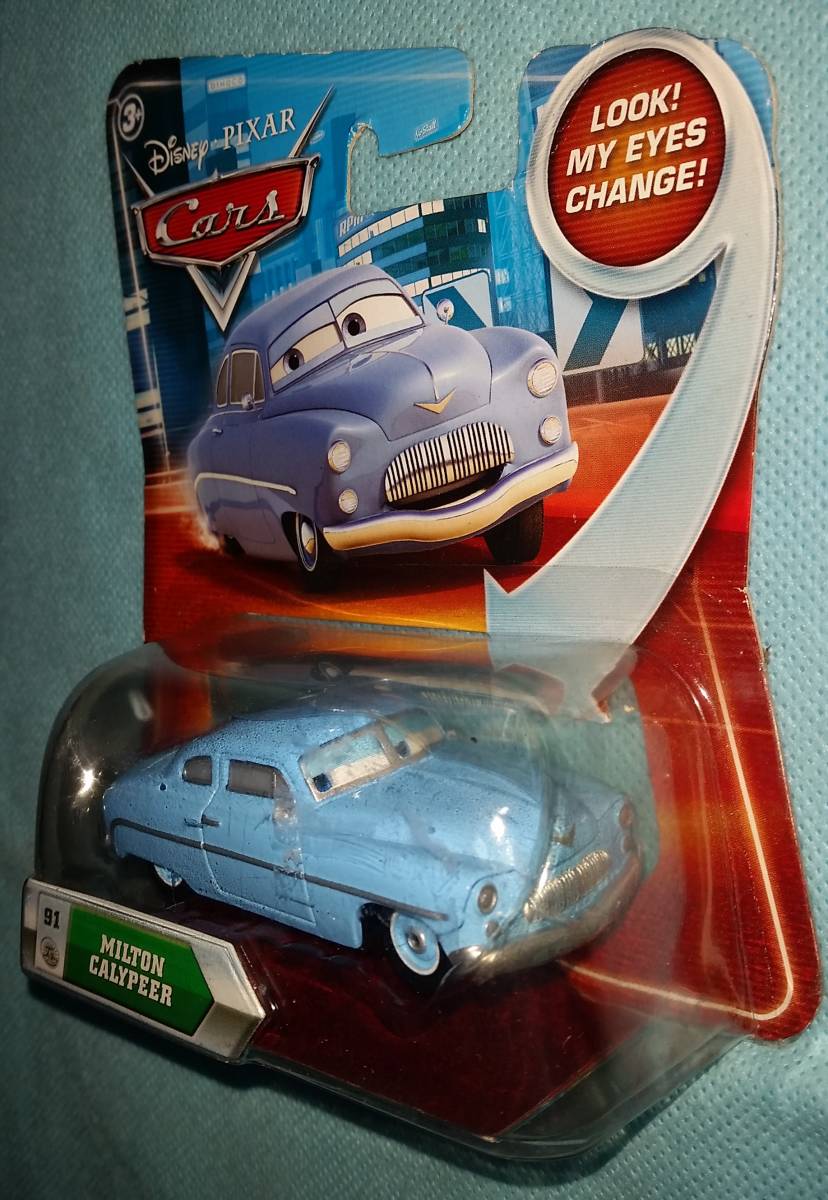 【未使用】カーズ ：Cars マテル アイズ チェンジ MILTON CALYPEER ミルトン キャリパー 全長約9cm 未使用 NAYA