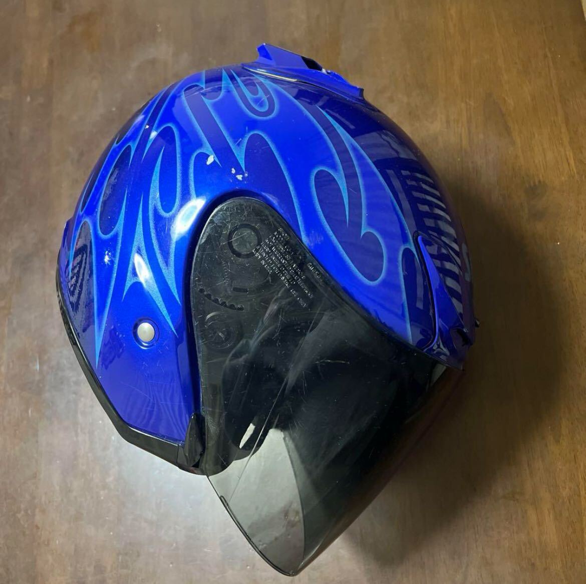 【傷や汚れあり】shoei jforceⅡ ショウエイ ジェイフォース2 ジェットヘル バイクジェットヘルメットの落札情報詳細 ヤフオク