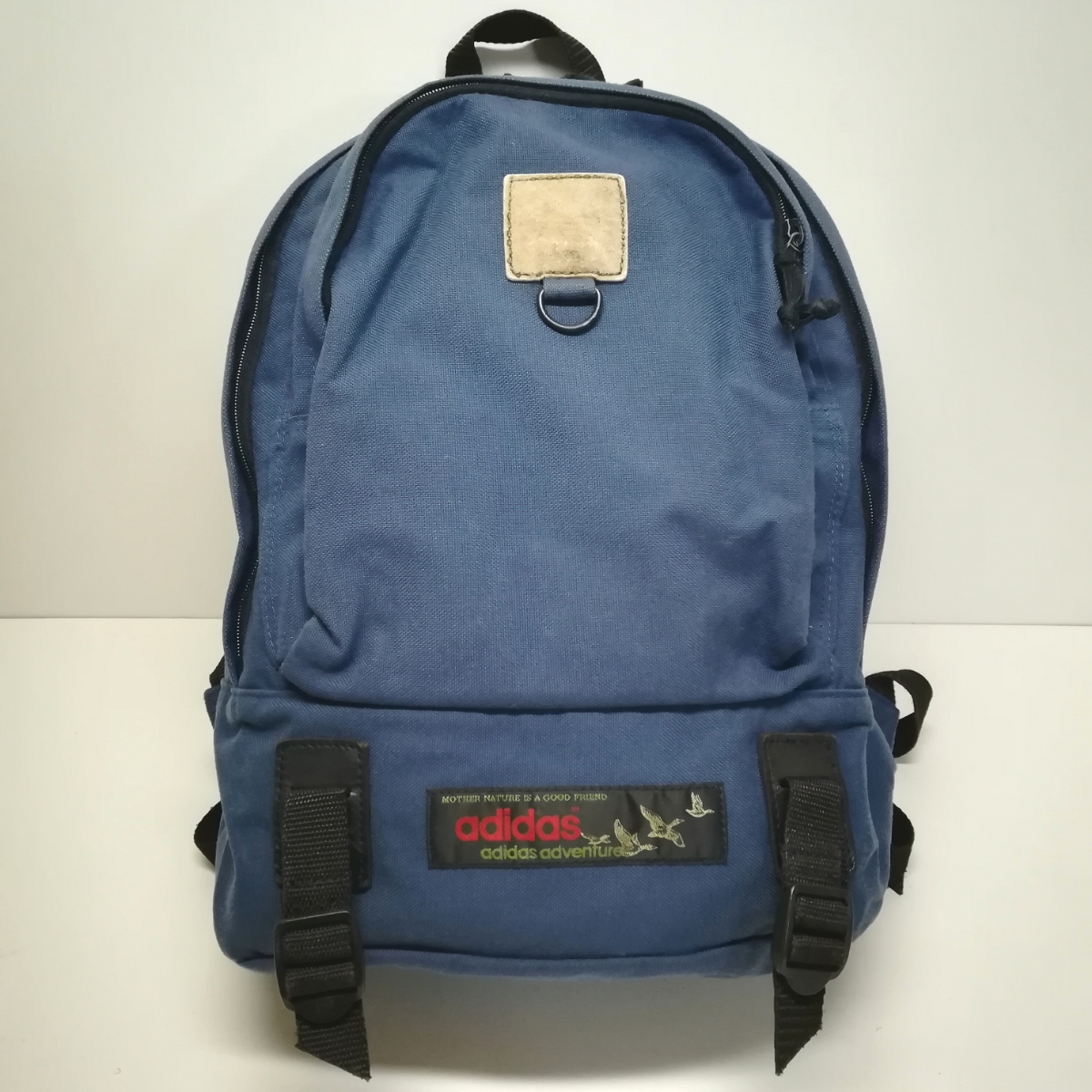 【中古】vintage adidas adventure バックパック 紺 デイパック リュックサック バッグ ビンテージ アディダス