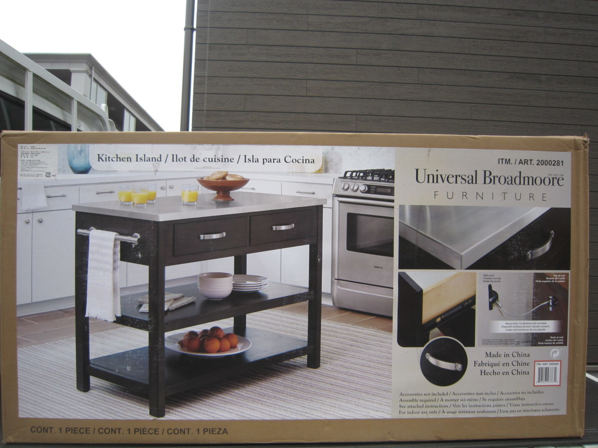 【新品】新品 アイランドキッチン Universal Broadmoore 2000281 コストコ CERSEI KITCHEN