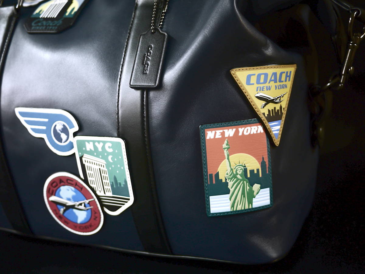 【新品】【2019最新モデル 正規新品】COACH コーチ VOYAGER TRAVEL PATCHES 2WAY ボイジャー ボストン